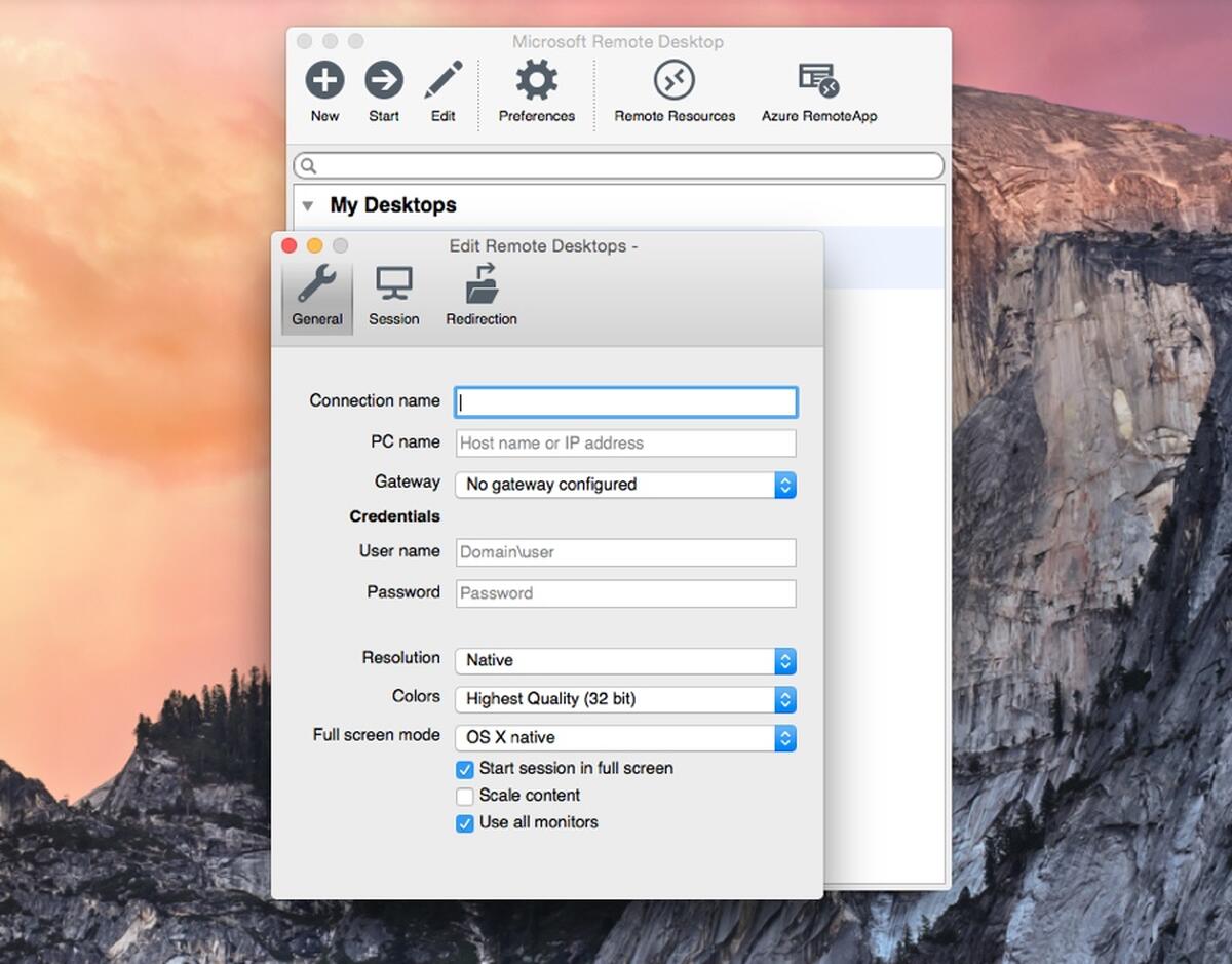 remote desktop for mac and windows