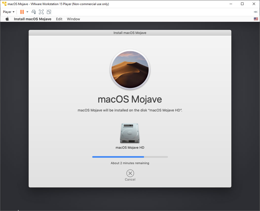 vmware mac os x for windows 10